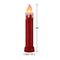 Mr. Christmas 36" Red Glittery Blow Mold Candle